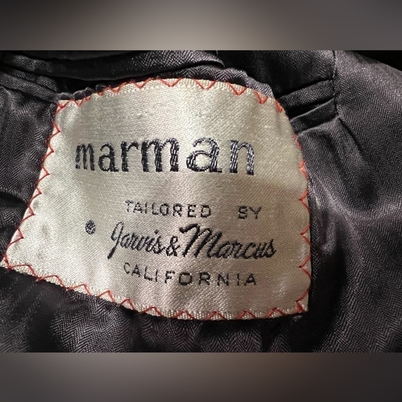 Vintage Men’s cashmere blazer medium houndstooth brown tan single breasted - Picture 15 of 16